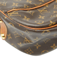 ルイ ヴィトン モノグラム ガリエラPM ワンショルダーバッグ ハンドバッグ M56382 ブラウン PVC レザー レディース LOUIS VUITTON 【中古】