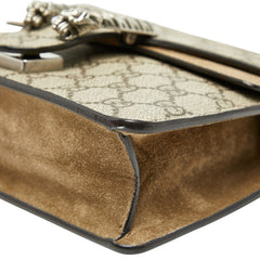 グッチ GGスプリーム ディオニュソス チェーン ショルダーバッグ 421970 ベージュ PVC レザー スエード レディース GUCCI 【中古】