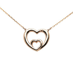 スワロフスキー ハート モチーフ ネックレス ピアス セット ゴールド メッキ レディース SWAROVSKI 【中古】