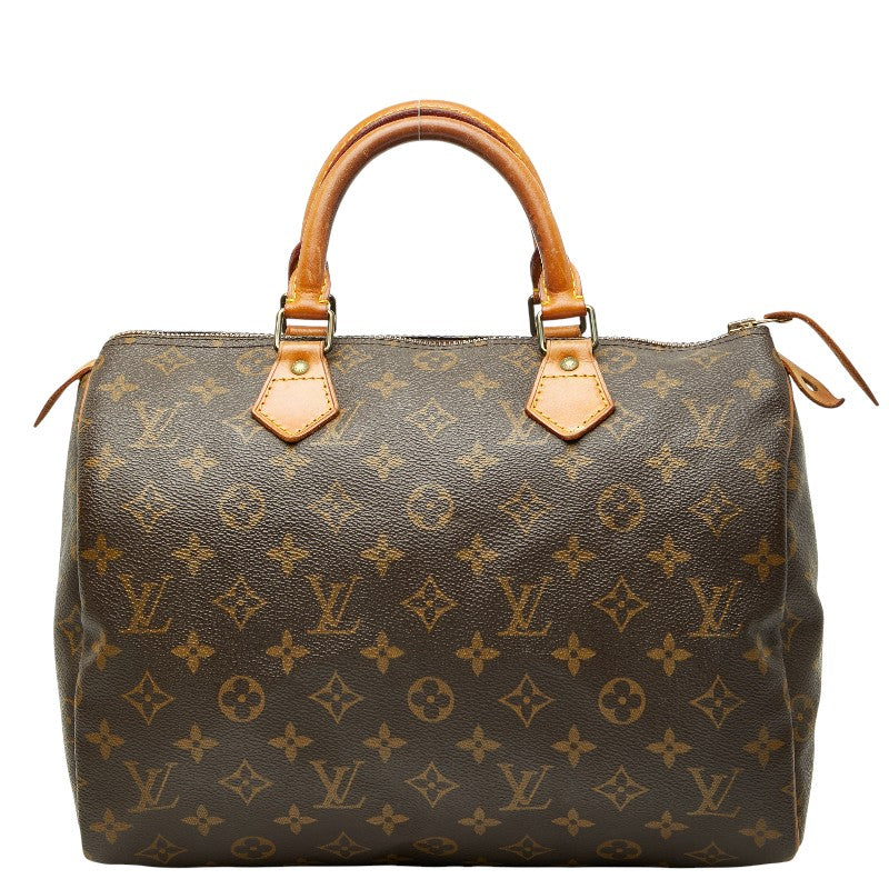 ルイ ヴィトン モノグラム スピーディ30 ハンドバッグ ミニボストンバッグ M41526 ブラウン PVC レザー レディース LOUIS VUITTON 【中古】