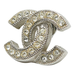 シャネル ココマーク ピアス 片耳のみ シルバー メタル ラインストーン レディース CHANEL 【中古】