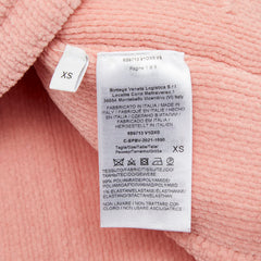 ボッテガヴェネタ エンボスロゴ カーディガン サイズXS 689713 ピンク ナイロン ポリウレタン レディース BOTTEGAVENETA 【中古】