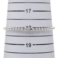 K14WG ホワイトゴールド ダイヤ2.00ct テニスブレス ブレスレット レディース 【中古】