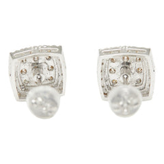K18WG ホワイトゴールド ダイヤ0.70ct ピアス レディース 【中古】