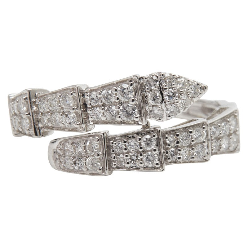 K18WG ホワイトゴールド ダイヤ0.50ct リング 指輪 レディース 15.5号 【中古】