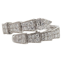 K18WG ホワイトゴールド ダイヤ0.50ct リング 指輪 レディース 15.5号 【中古】