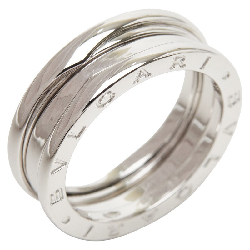 ブルガリ K18WG ホワイトゴールド ビーゼロワン リング 指輪 #56 メンズ BVLGARI 15号 【中古】