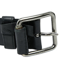 プラダ ベルト サイズ：100/40 ブラック レザー メンズ PRADA 【中古】