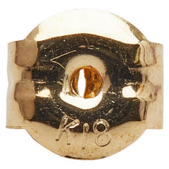 K18YG イエローゴールド アメジスト ピアス レディース 【中古】