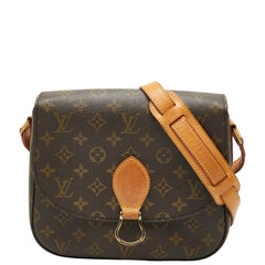 ルイ ヴィトン モノグラム サンクルー24 斜め掛け ショルダーバッグ M51242 ブラウン PVC レザー レディース LOUIS VUITTON 【中古】