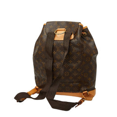ルイ ヴィトン モノグラム モンスリGM リュック バックパック M51135 ブラウン PVC レザー レディース LOUIS VUITTON 【中古】