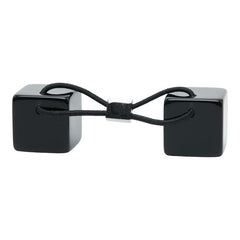 ルイ ヴィトン ヘアキューブ アンクルージョン ラインストーン ヘアアクセサリー ヘアゴム ブラック レジン レディース LOUIS VUITTON 【中古】