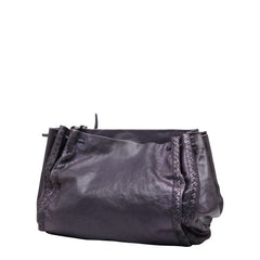 ボッテガヴェネタ 斜め掛け ショルダーバッグ パープル レザー レディース BOTTEGAVENETA 【中古】