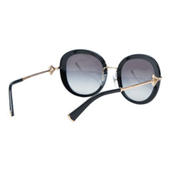 ブルガリ ラインストーン サングラス ブラック プラスチック レディース BVLGARI 【中古】