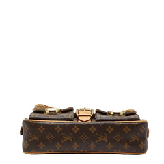 ルイ ヴィトン モノグラム ハドソンPM 斜め掛け ショルダーバッグ M40027 ブラウン PVC レザー レディース LOUIS VUITTON 【中古】