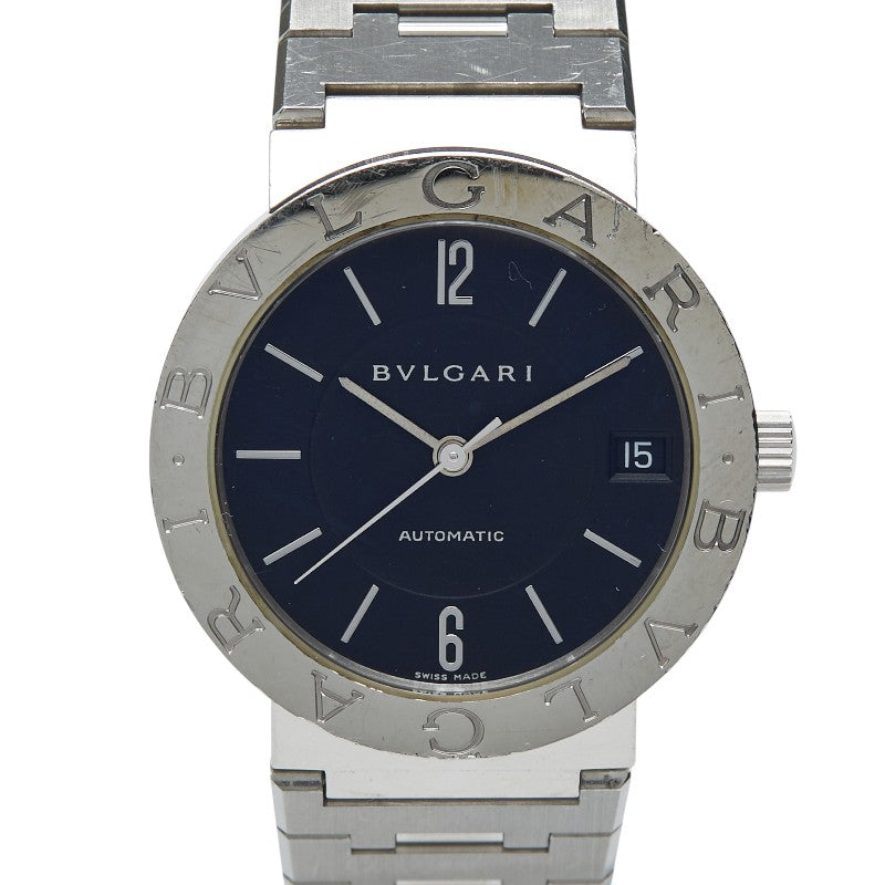 ブルガリ ブルガリブルガリ 腕時計 BB33SS 自動巻き ブラック文字盤 ステンレススチール メンズ BVLGARI 【中古】