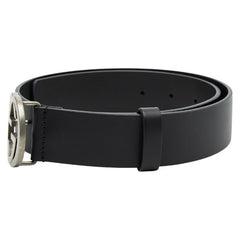 グッチ ベルト サイズ：75/30 368186 ブラック レザー メンズ GUCCI 【中古】