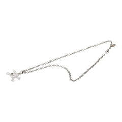 ヴィヴィアンウエストウッド スカル モチーフ ネックレス シルバー メタル ラインストーン レディース Vivienne Westwood 【中古】