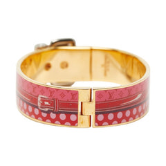 ルイ ヴィトン ブラスレ コンフィデンシャル ブレスレット #1M M63133 ゴールド ピンク メッキ レディース LOUIS VUITTON 【中古】