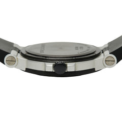 ブルガリ 腕時計 AL38A 自動巻き シルバー文字盤 ラバー アルミニウム メンズ BVLGARI 【中古】