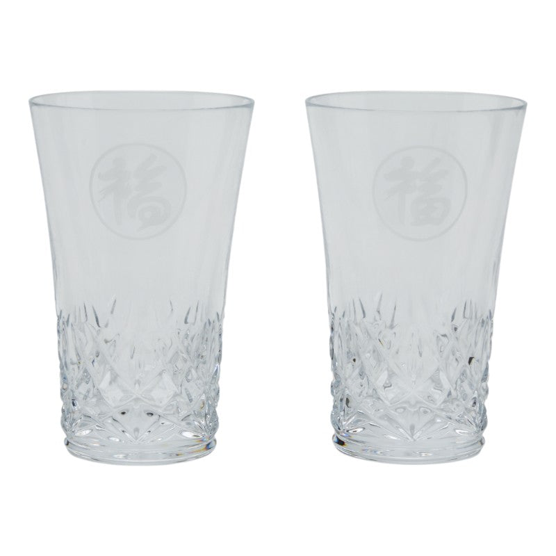 バカラ グラスジャパン福 アリア 2客セット グラス クリア ガラス レディース Baccarat 【中古】