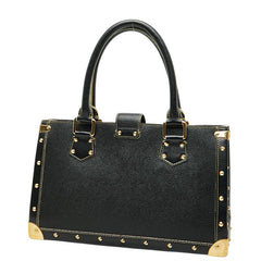 ルイ ヴィトン スハリ ファビュロー トートバッグ M91812 ブラック ゴールド レザー メッキ レディース LOUIS VUITTON 【中古】