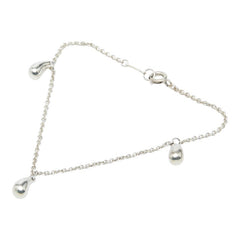 ティファニー ティアドロップ ブレスレット SV925 シルバー レディース TIFFANY&Co. 【中古】