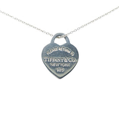 ティファニー リターン トゥ ティファニー ハートタグ ネックレス SV925 シルバー レディース TIFFANY&Co. 【中古】