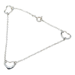 ティファニー オープンハート ブレスレット SV925 シルバー レディース TIFFANY&Co. 【中古】