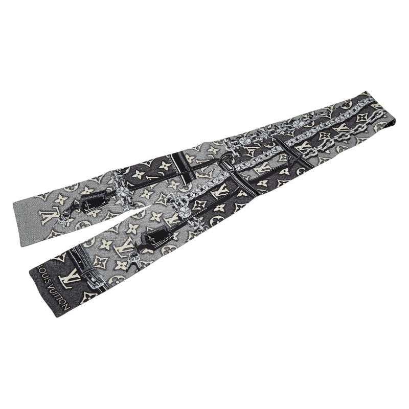 ルイ ヴィトン モノグラム バンドー モノグラム スカーフ M78227 グレー マルチカラー レディース LOUIS VUITTON 【中古】