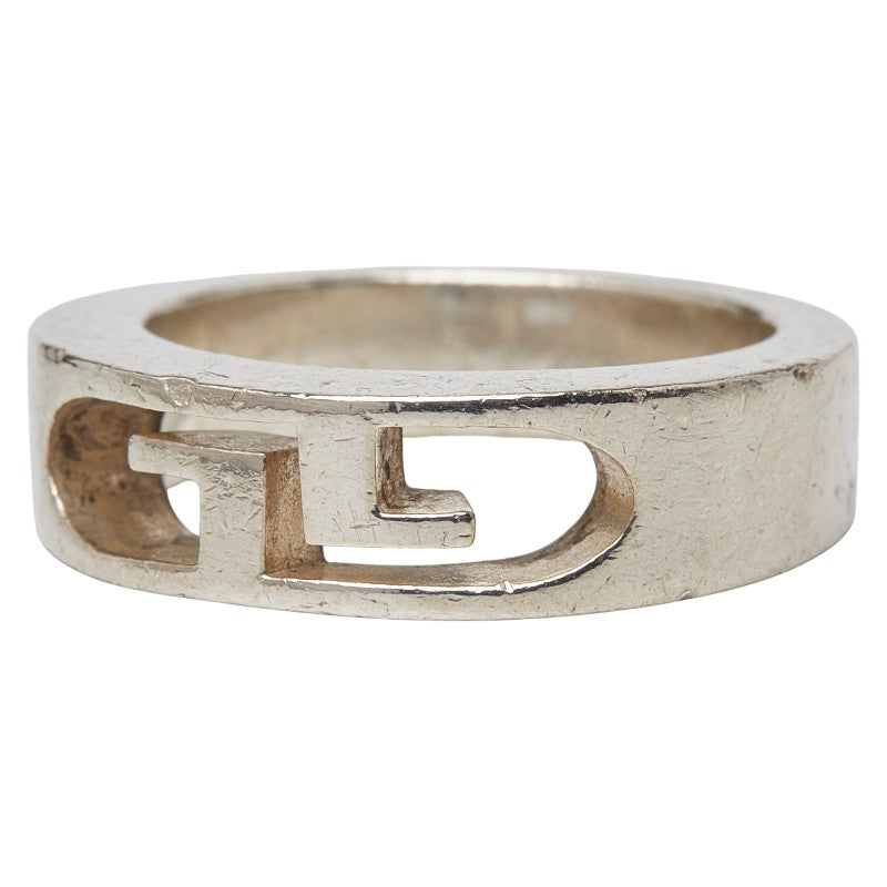 グッチ ダブルG リング 指輪 #11 SV925 シルバー レディース GUCCI 【中古】