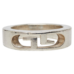 グッチ ダブルG リング 指輪 #11 SV925 シルバー レディース GUCCI 【中古】