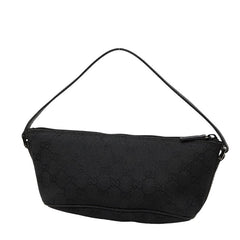 グッチ GGキャンバス アクセサリーポーチ ハンドバッグ 07198 ブラック キャンバス レディース GUCCI 【中古】