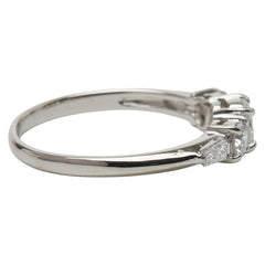 Pt900 プラチナ ダイヤ0.61ct リング 指輪 レディース 9.5号 【中古】