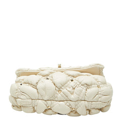 ヴァレンティノ ロックスタッズ スパイク 斜め掛け ミニショルダーバッグ アイボリー ホワイト レザー レディース VALENTINO 【中古】