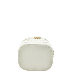 シャネル ココマーク バニティバッグ チェーン ショルダーバッグ ホワイト ゴールド レザー レディース CHANEL 【中古】