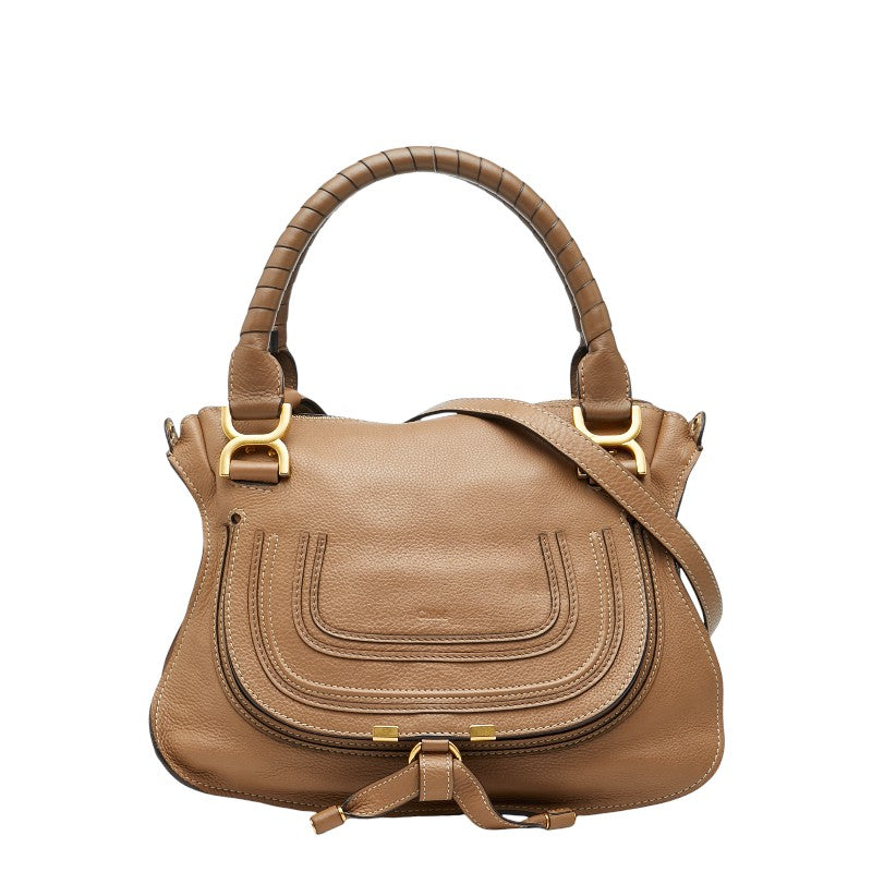 クロエ マーシー ハンドバッグ ショルダーバッグ 2WAY ブラウン レザー レディース Chloe 【中古】