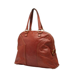サンローラン ミューズ ハンドバッグ 153959 ブラウン レザー レディース SAINT LAURENT 【中古】