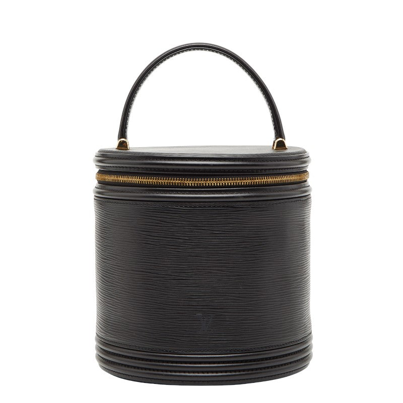 ルイ ヴィトン エピ カンヌ バニティバッグ ハンドバッグ M48032 ノワール ブラック レザー レディース LOUIS VUITTON 【中古】