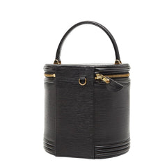 ルイ ヴィトン エピ カンヌ バニティバッグ ハンドバッグ M48032 ノワール ブラック レザー レディース LOUIS VUITTON 【中古】