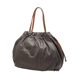 プラダ トートバッグ ショルダーバッグ ブラウン レザー レディース PRADA 【中古】