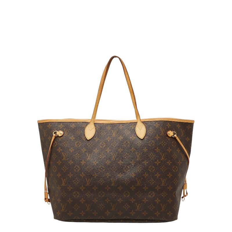 ルイ ヴィトン モノグラム ネヴァーフルGM トートバッグ ショルダーバッグ M40157 ブラウン PVC レザー レディース LOUIS VUITTON 【中古】