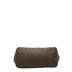 ルイ ヴィトン モノグラム ネヴァーフルGM トートバッグ ショルダーバッグ M40157 ブラウン PVC レザー レディース LOUIS VUITTON 【中古】