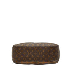 ルイ ヴィトン モノグラム ドーヴィル ハンドバッグ M47270 ブラウン PVC レザー レディース LOUIS VUITTON 【中古】
