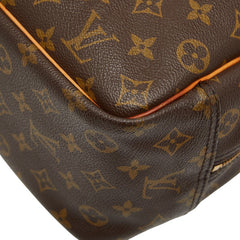 ルイ ヴィトン モノグラム ドーヴィル ハンドバッグ M47270 ブラウン PVC レザー レディース LOUIS VUITTON 【中古】