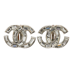 シャネル ココマーク ビジュー イヤリング シルバー メタル レディース CHANEL 【中古】
