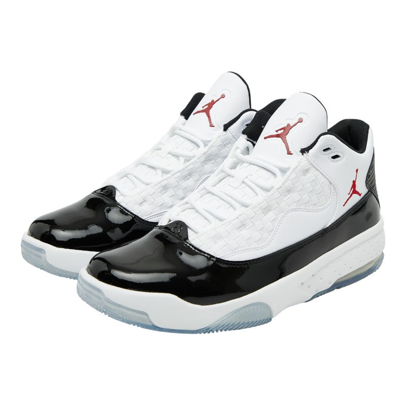 ナイキ NIKE AIR JORDAN MAX AURA 2 マックス オーラ 2 スニーカー サイズ：10 CK6636-102 ホワイト ブラック レッド レザー メンズ NIKE 【中古】