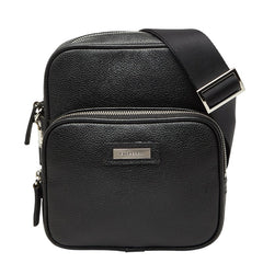 バーバリー ノバチェック 斜め掛け ショルダーバッグ ブラック レザー レディース BURBERRY 中古