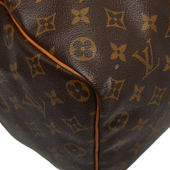 ルイ ヴィトン モノグラム スピーディ35 ハンドバッグ ボストンバッグ M41524 ブラウン PVC レザー レディース LOUIS VUITTON 【中古】