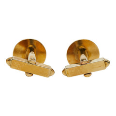 ルイ ヴィトン ブトン ドゥ マンシェットクルー カフス カフリンクス M30984 ゴールド メッキ メンズ LOUIS VUITTON 【中古】
